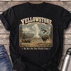 Yellowstone Do Not Pet the Fluffy Cows T-Shirt — Black
