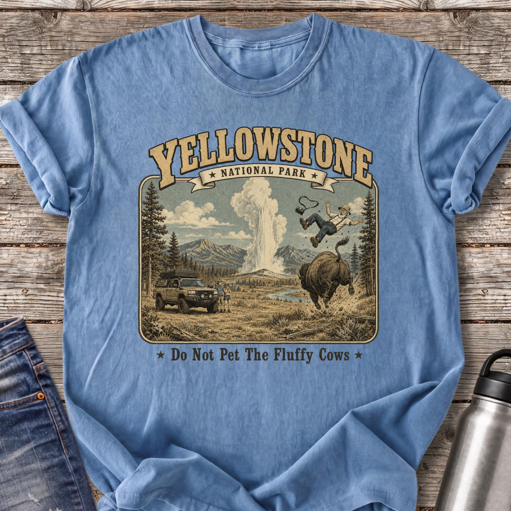 Yellowstone Do Not Pet the Fluffy Cows T-Shirt — Blue Jean