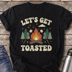 Let's Get Toasted T-Shirt — Black