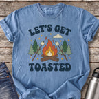 Let's Get Toasted T-Shirt — Blue Jean