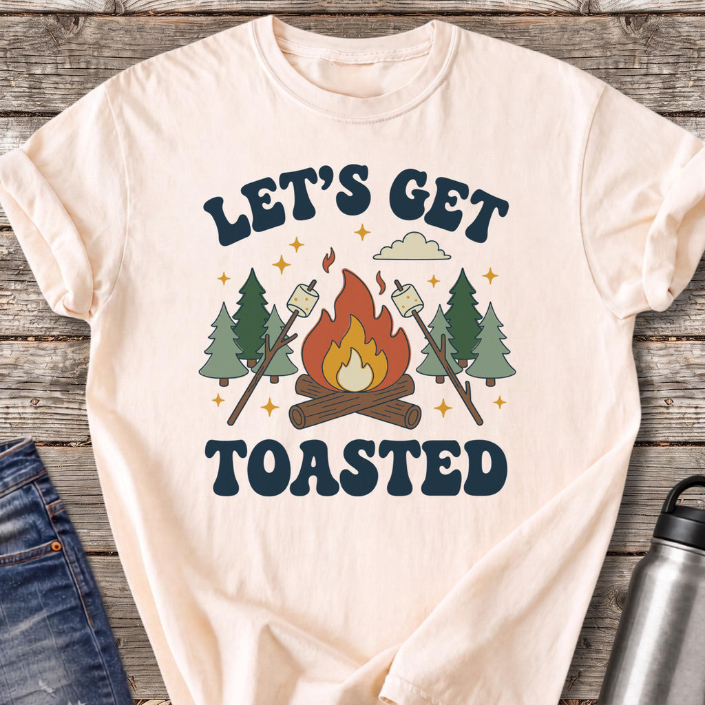 Let's Get Toasted T-Shirt — Ivory