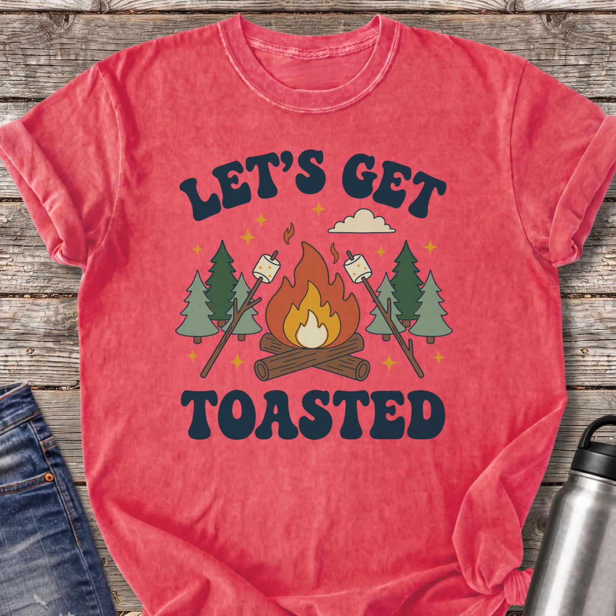 Let's Get Toasted T-Shirt — Watermelon