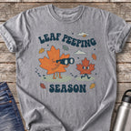Leaf Peeping Season T-Shirt — Grey
