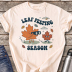 Leaf Peeping Season T-Shirt — Ivory