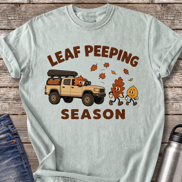 Leaf Peeping Season Road Trip T-Shirt