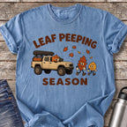 Leaf Peeping Season Road Trip T-Shirt — Blue Jean