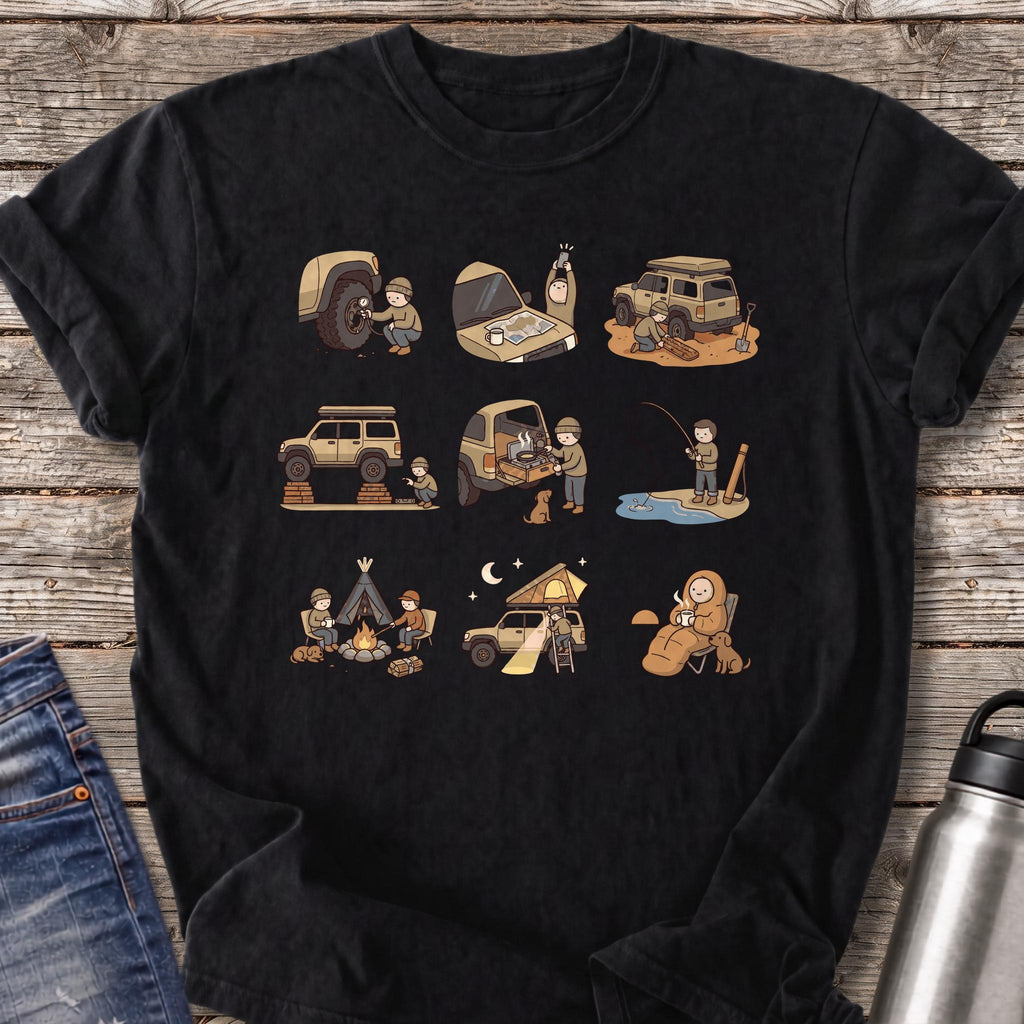 All in a Weekend's Work T-Shirt — Black