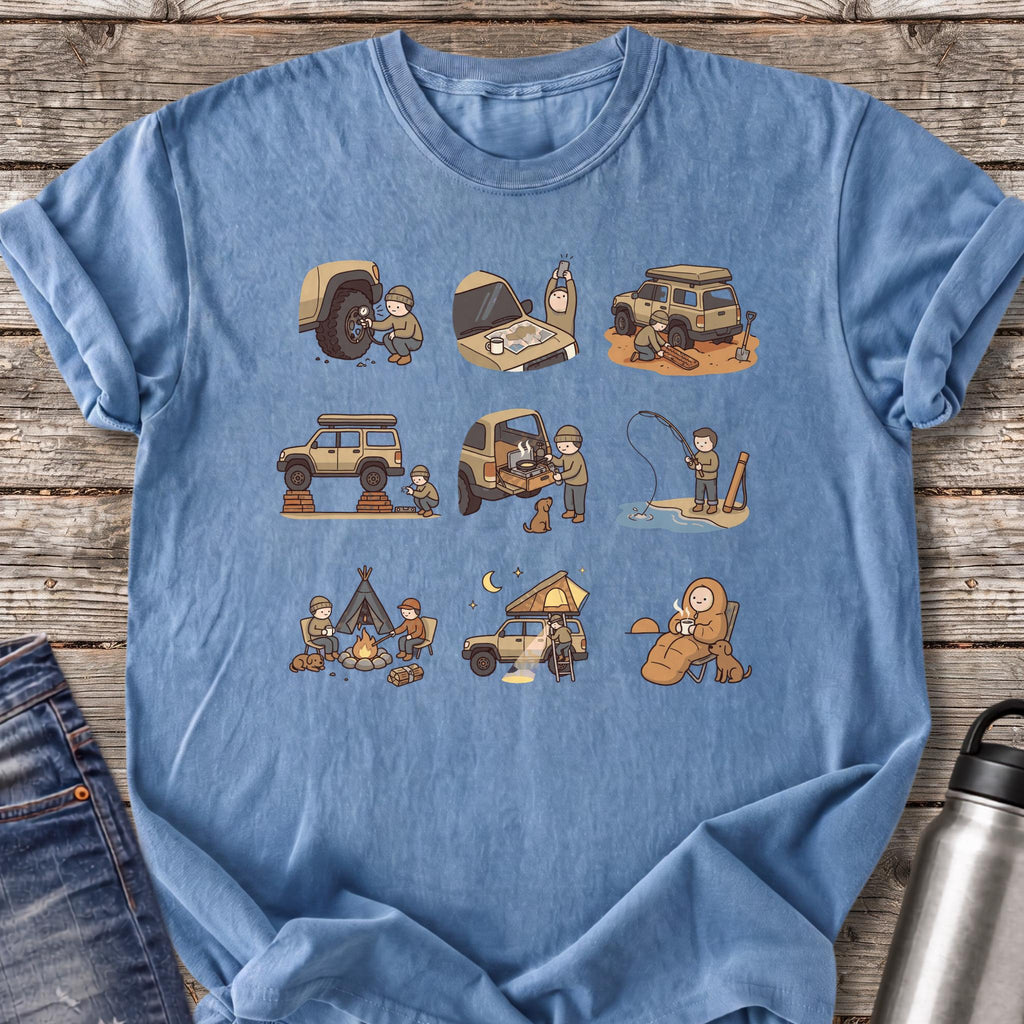 All in a Weekend's Work T-Shirt — Blue Jean