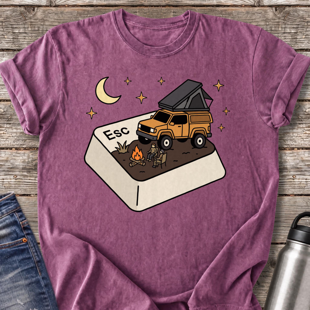 The Escape Key T-Shirt — Berry