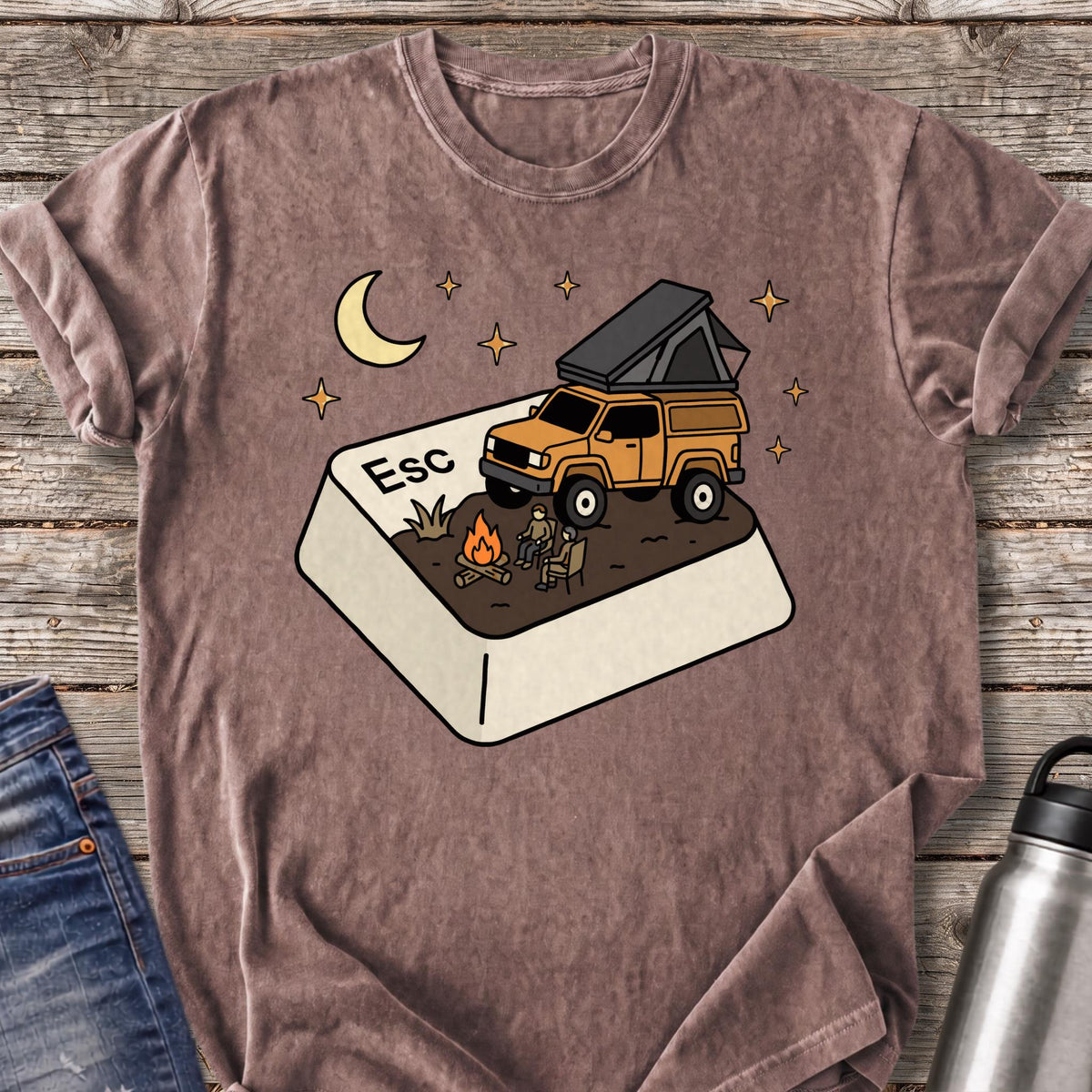 The Escape Key T-Shirt — Espresso