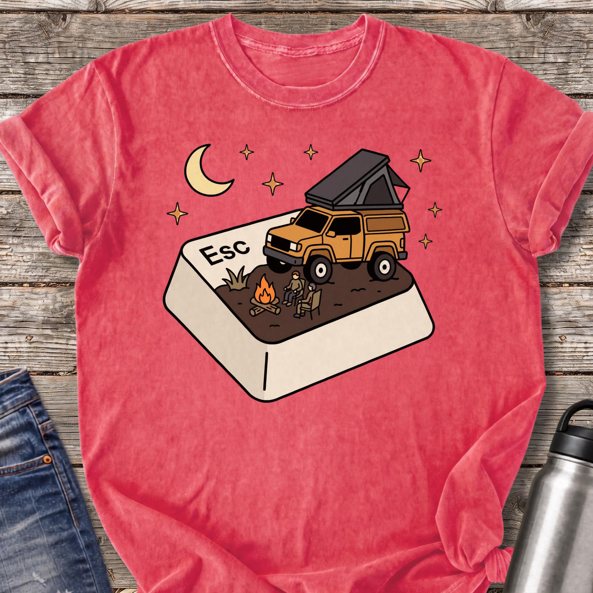 The Escape Key T-Shirt — Watermelon