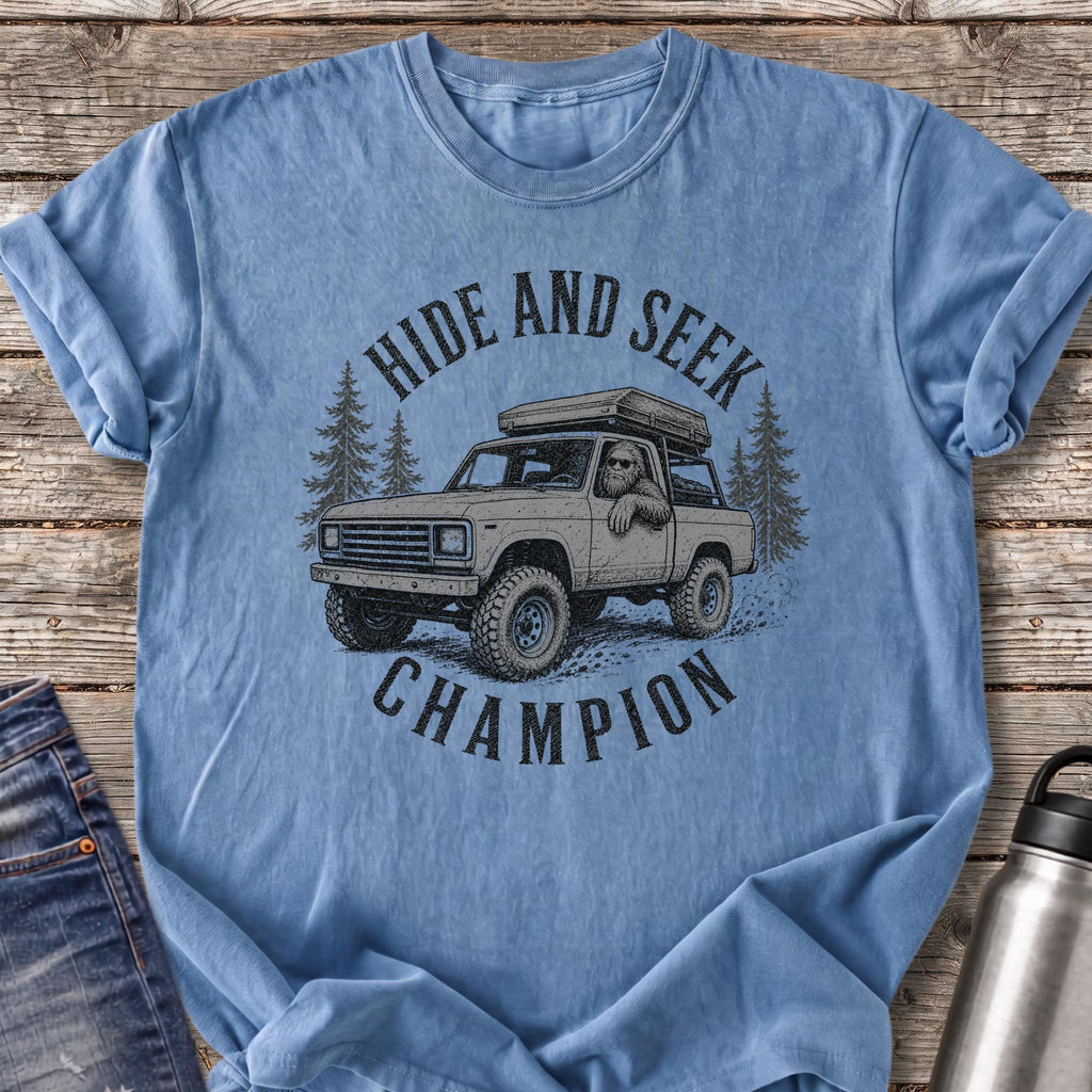 Hide and Seek Champion T-Shirt — Blue Jean