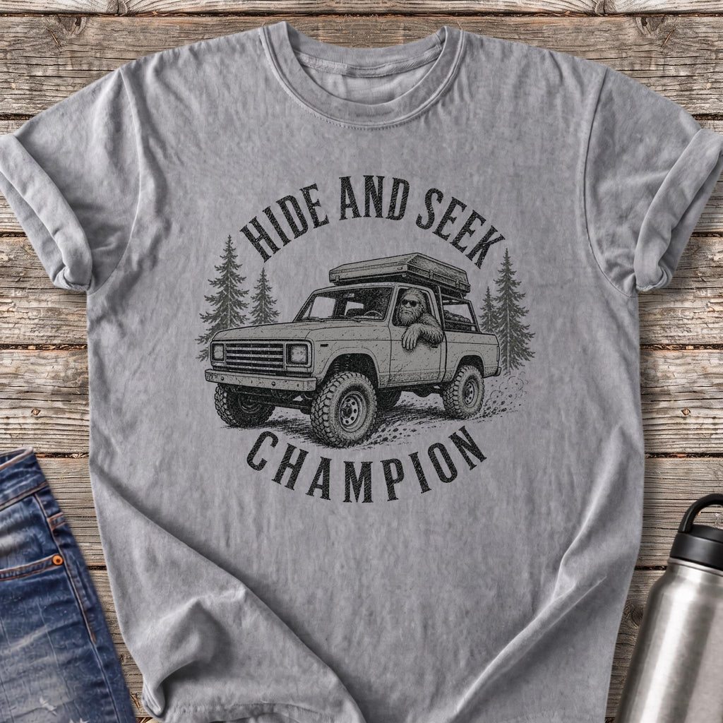 Hide and Seek Champion T-Shirt — Grey