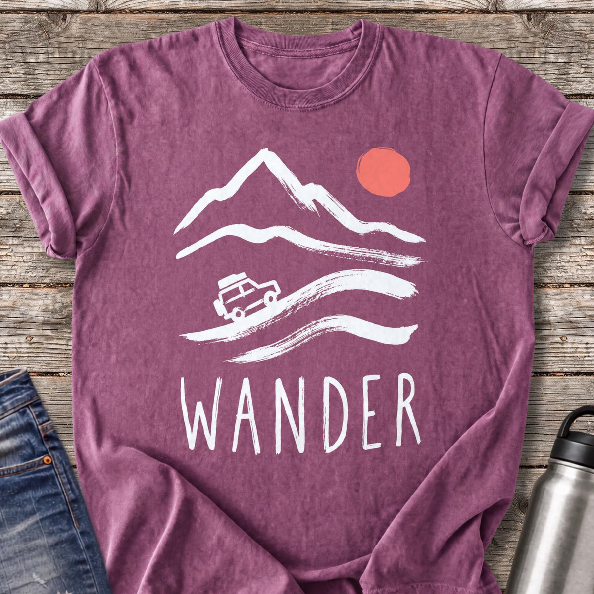 Wander T-Shirt — Berry