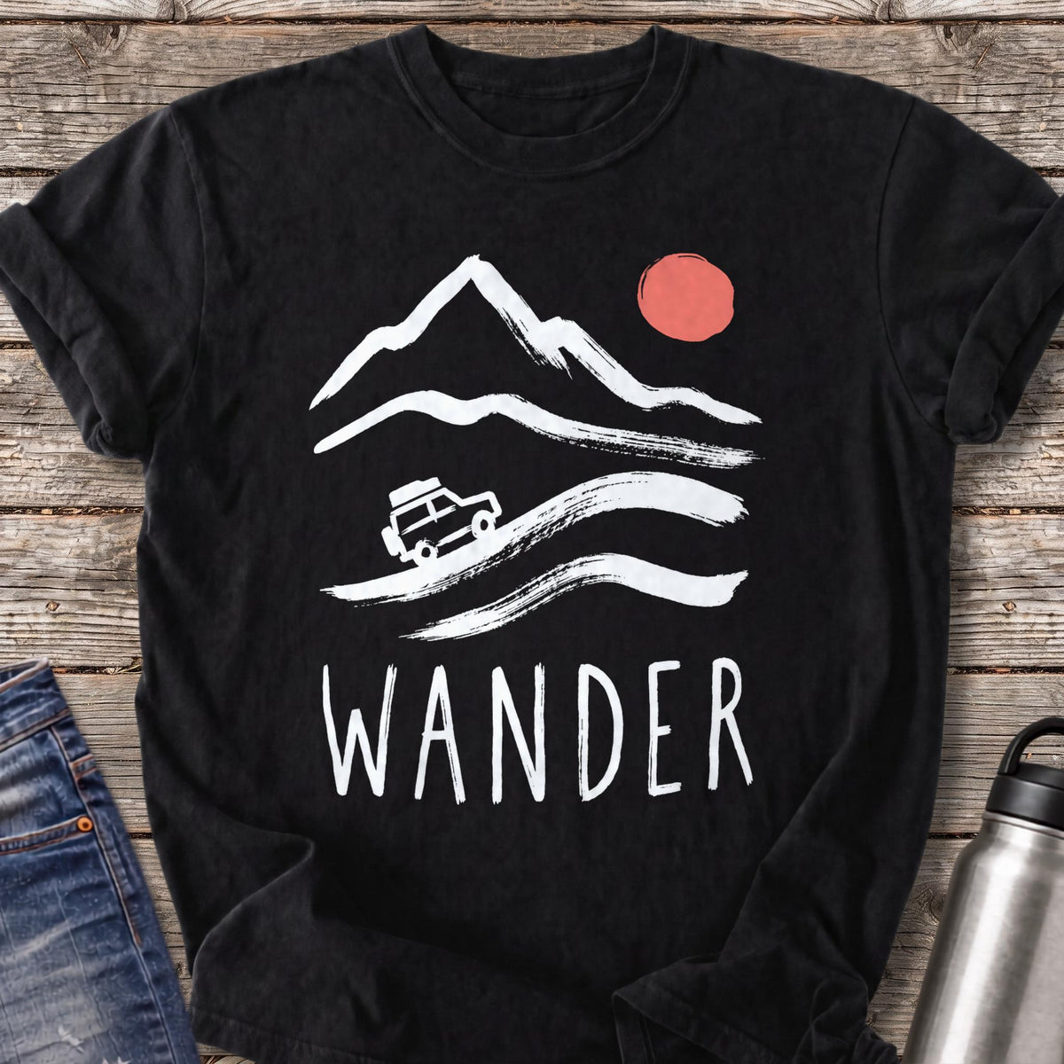 Wander T-Shirt — Black
