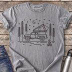 Parked Under the Pines T-Shirt — Grey