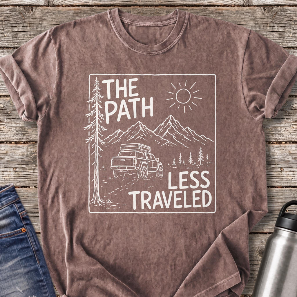 The Path Less Traveled T-Shirt — Espresso