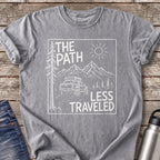 The Path Less Traveled T-Shirt — Grey