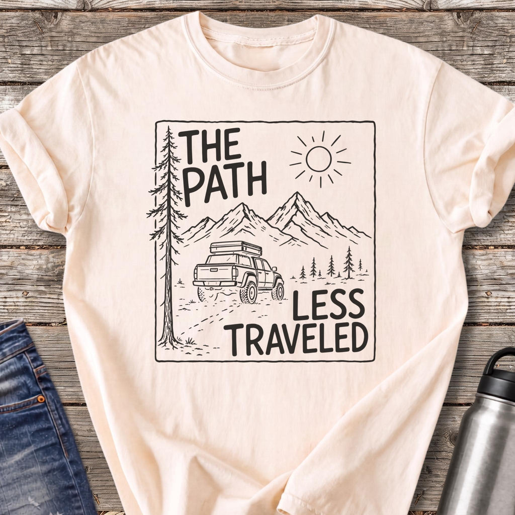 The Path Less Traveled T-Shirt — Ivory