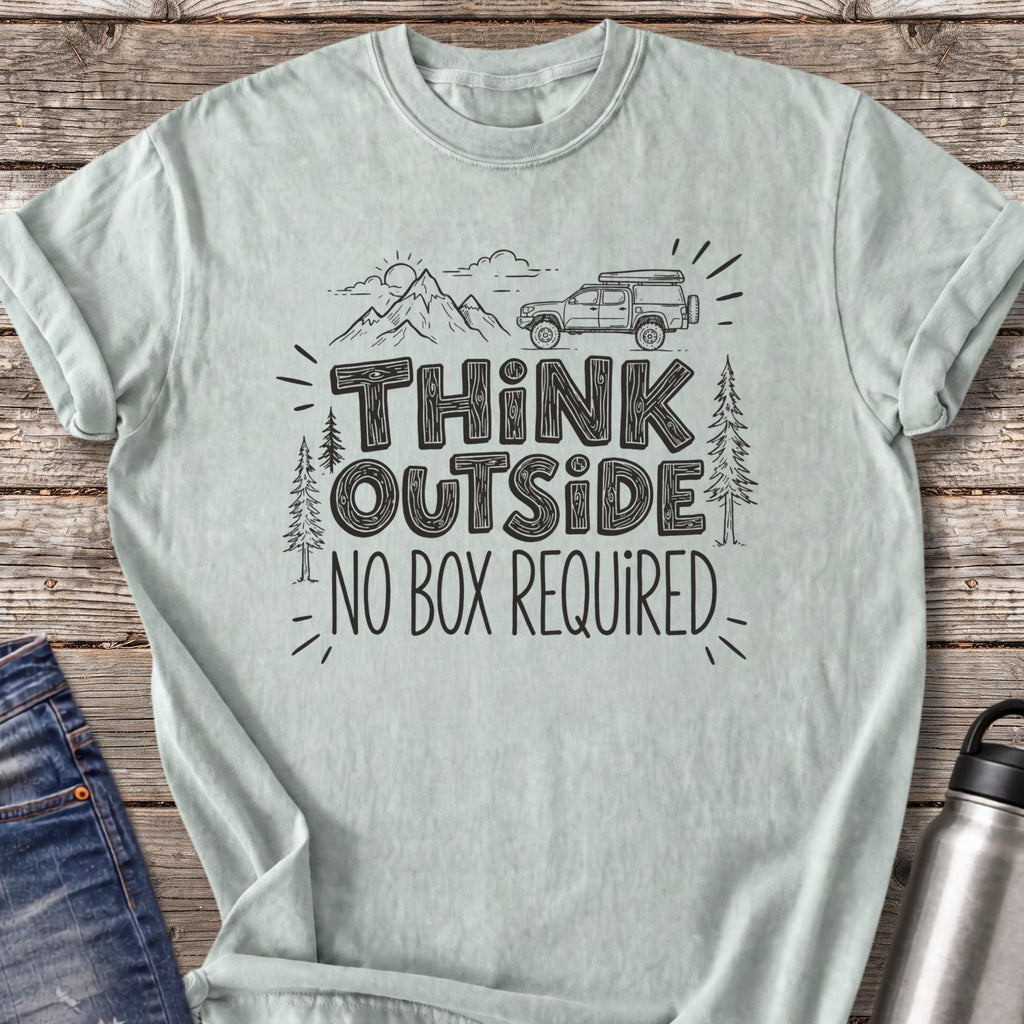Think Outside No Box Required T-Shirt — Bay