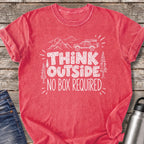 Think Outside No Box Required T-Shirt — Watermelon