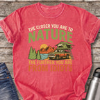 Further From Idiots T-Shirt — Watermelon
