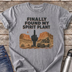 Finally Found My Spirit Plant T-Shirt — Grey