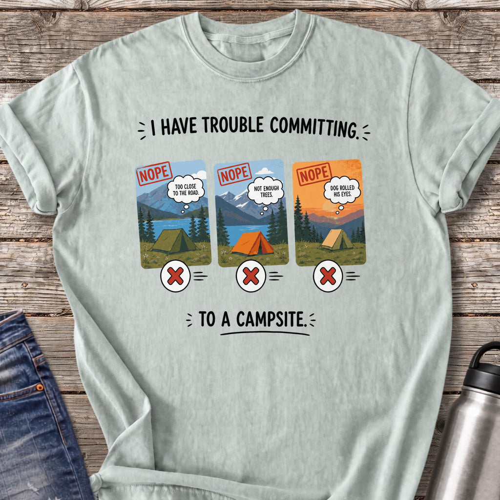 Trouble Committing T-Shirt — Bay