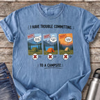 Trouble Committing T-Shirt — Blue Jean