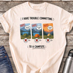 Trouble Committing T-Shirt — Ivory