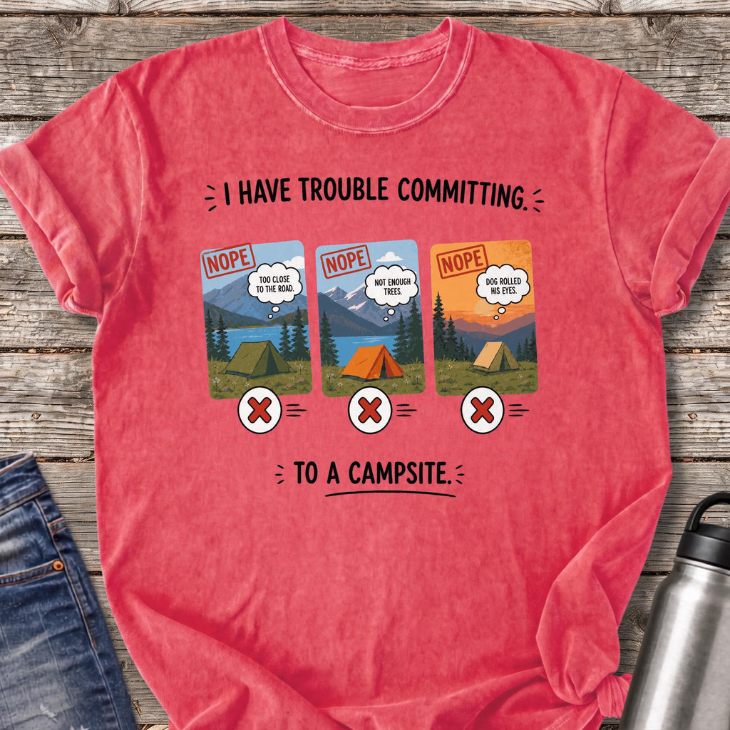 Trouble Committing T-Shirt — Watermelon