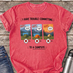 Trouble Committing T-Shirt — Watermelon