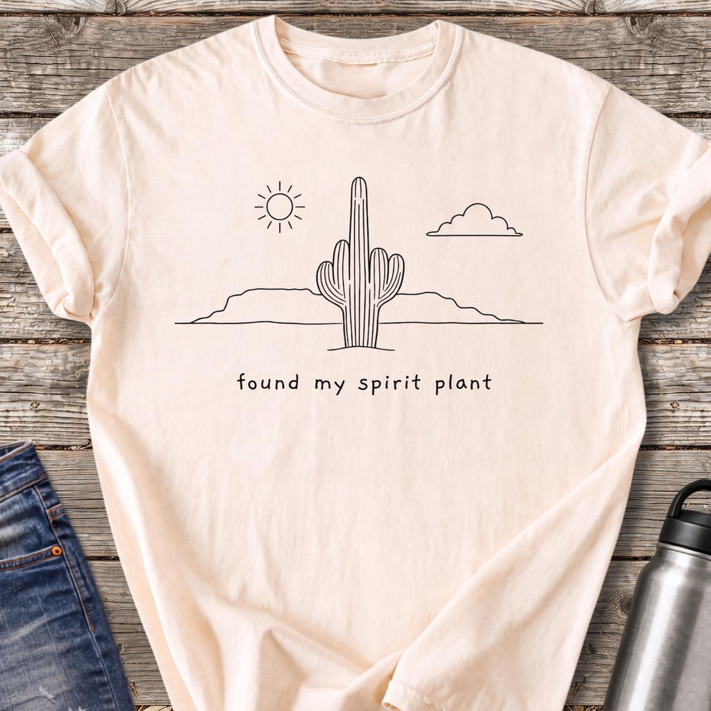 Found My Spirit Plant T-Shirt — Ivory