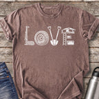 Love T-Shirt — Espresso