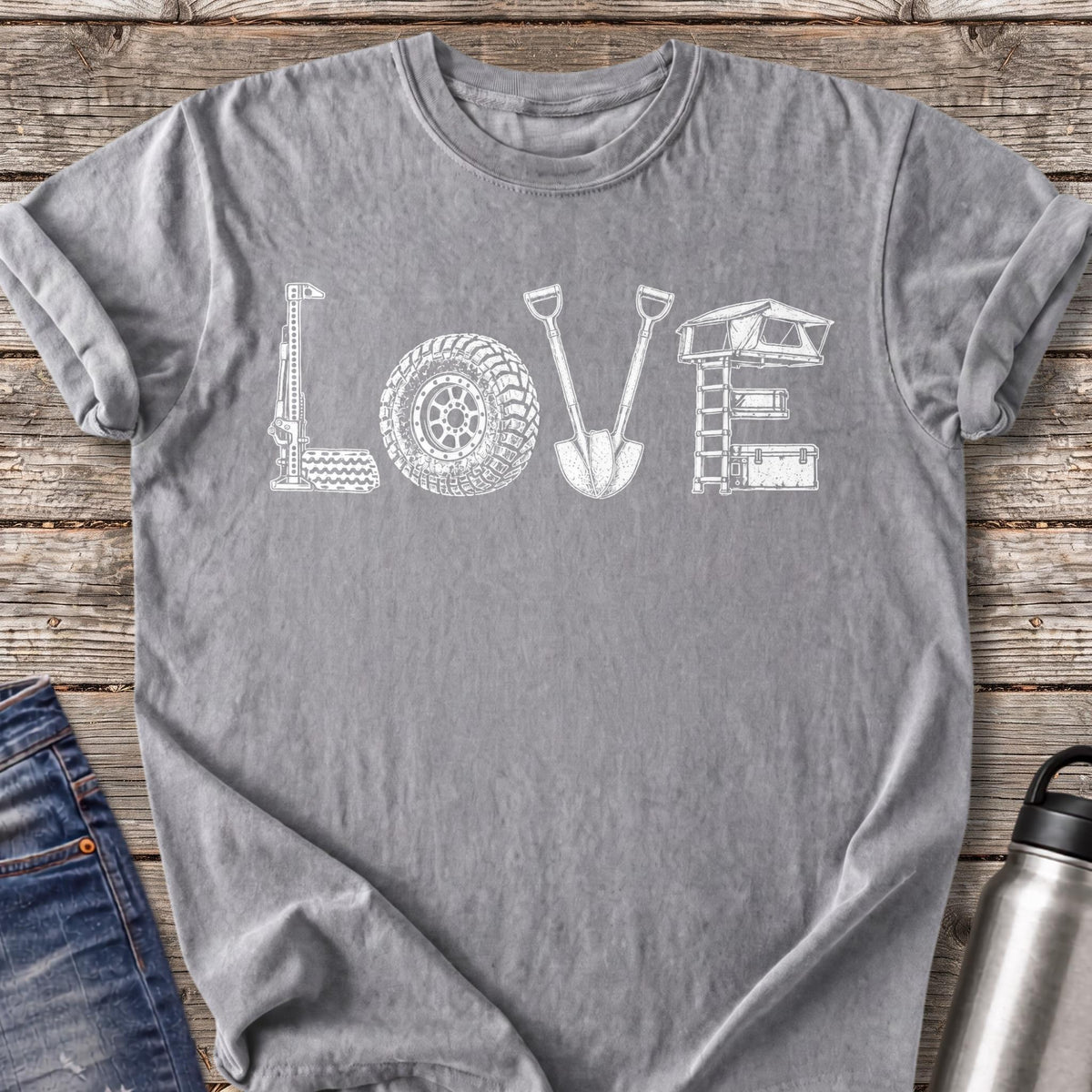 Love T-Shirt — Grey