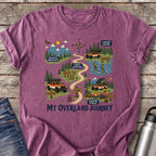 My Overland Journey Map T-Shirt — Berry