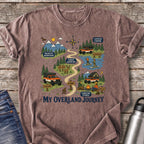 My Overland Journey Map T-Shirt — Espresso