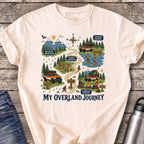 My Overland Journey Map T-Shirt — Ivory