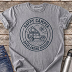 Happy Camper Overlanding Division T-Shirt — Grey