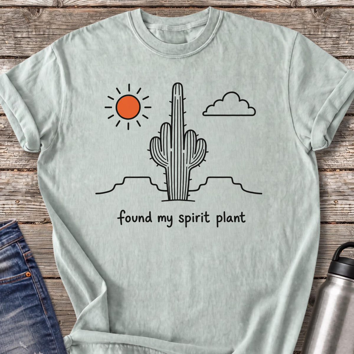 Saguaro Spirit Plant T-Shirt — Bay