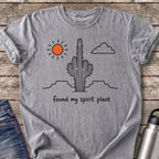 Saguaro Spirit Plant T-Shirt — Grey