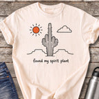 Saguaro Spirit Plant T-Shirt — Ivory
