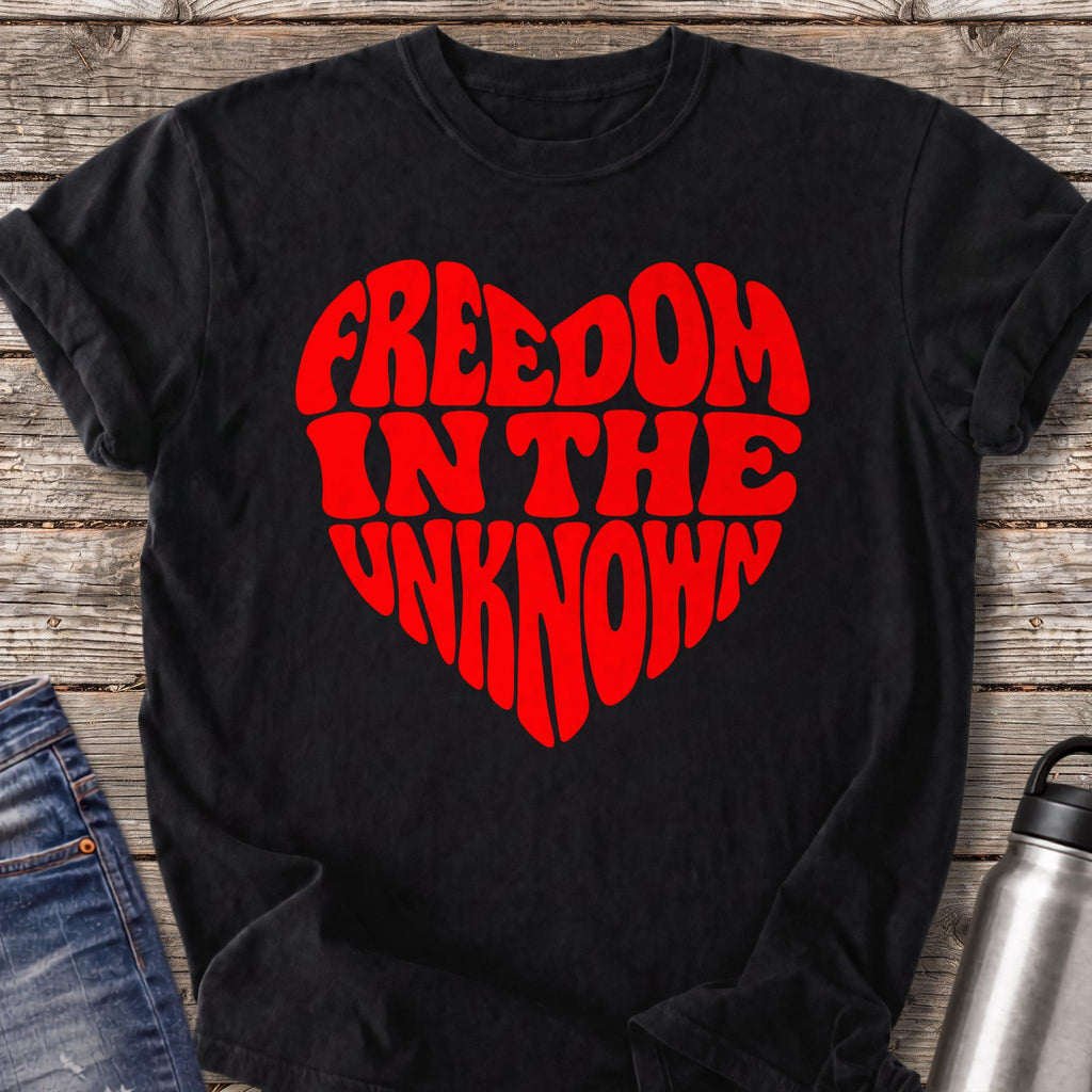 Freedom in the Unknown T-Shirt — Black