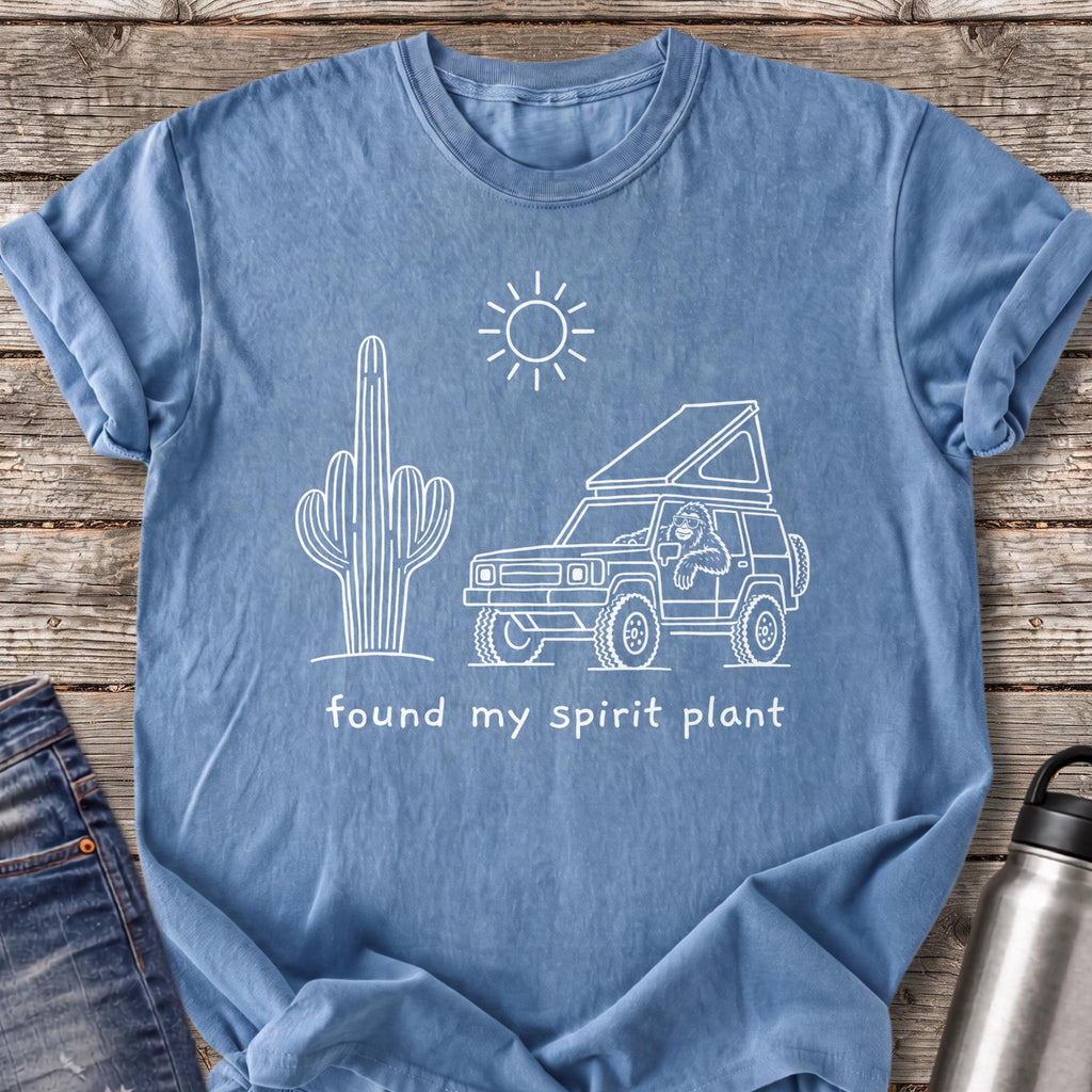 Bigfoot Spirit Plant T-Shirt — Blue Jean